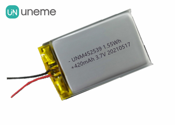 家電のための再充電可能なLipoのリチウム電池452539 3.7V 420mAh