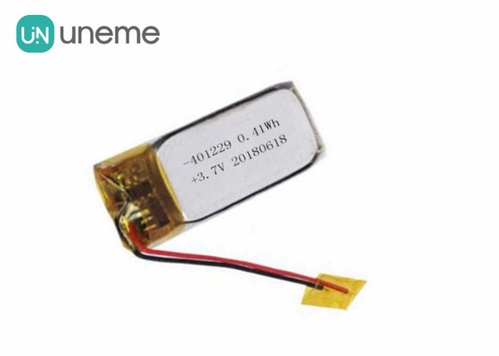 深い周期の注文のリチウム ポリマー電池110mAh 0.2Cエムピー・スリー401229の耐久財